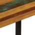 vidaXL Dining Table 115x55x76 cm Solid Reclaimed Wood and Steel - Image 6