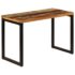 vidaXL Dining Table 115x55x76 cm Solid Reclaimed Wood and Steel - Image 10