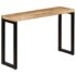 vidaXL Console Table 120x35x76 cm Solid Wood Mango and Steel