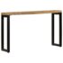 vidaXL Console Table 120x35x76 cm Solid Wood Mango and Steel - Image 2