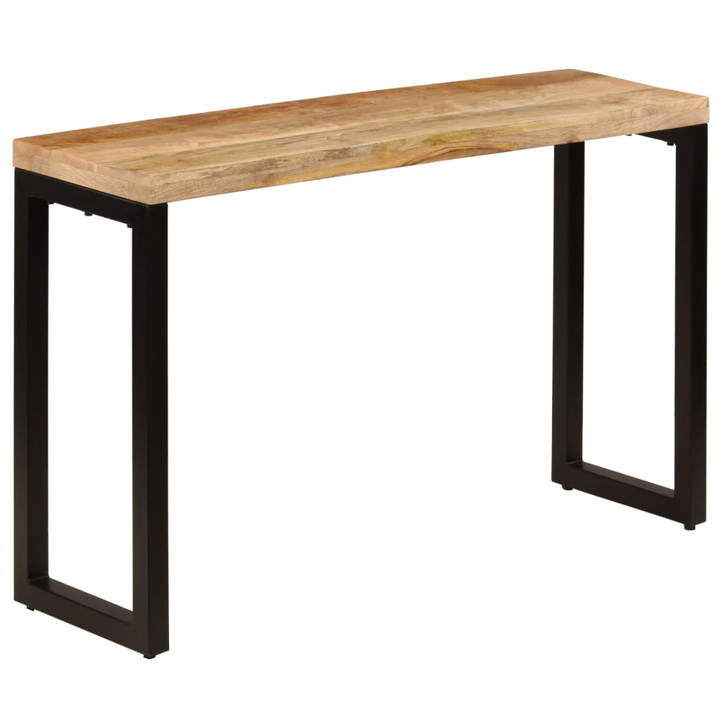 8718475741466_g_en_hd_11 vidaXL Console Table 120x35x76 cm Solid Wood Mango and Steel - Image 13