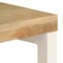 vidaXL Console Table 120x35x76 cm Solid Wood Mango and Steel - Image 7