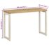 vidaXL Console Table 120x35x76 cm Solid Wood Mango and Steel - Image 10