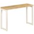 vidaXL Console Table 120x35x76 cm Solid Wood Mango and Steel - Image 11