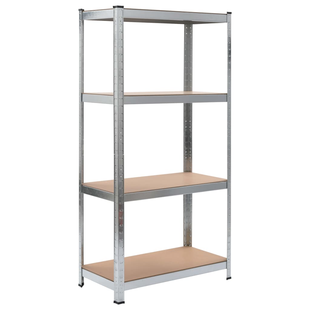 8718475741947_g_en_hd_1 vidaXL 4-Layer Shelves 2 pcs Silver Steel&Engineered Wood - Image 2