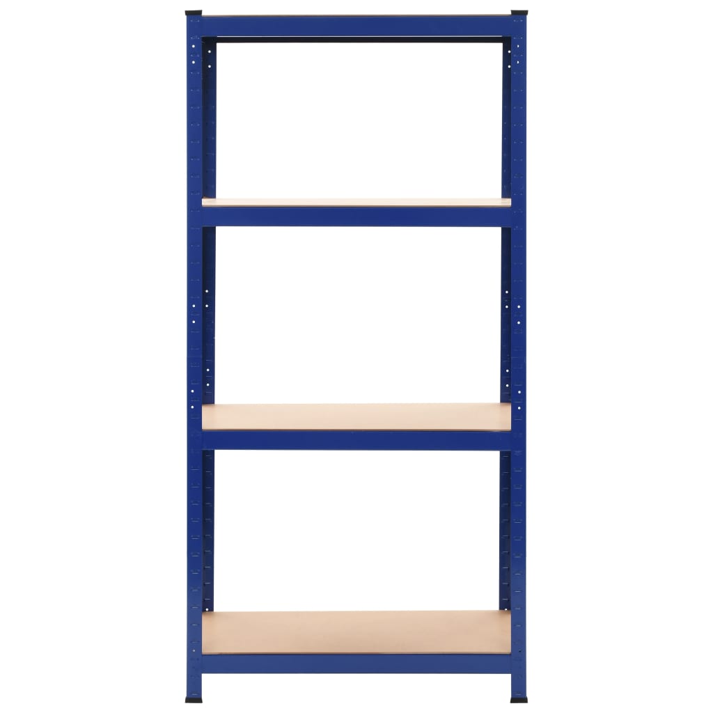8718475742005_g_en_hd_1 vidaXL 4-Layer Storage Shelf Blue Steel&Engineered Wood - Image 2
