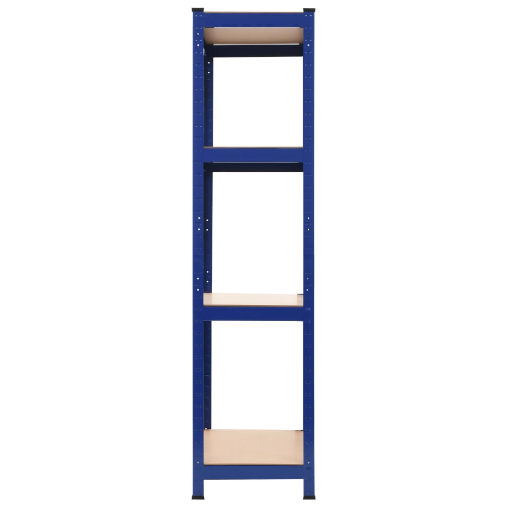 8718475742012_g_en_hd_3 vidaXL Storage Shelves 2 pcs Blue 80x40x160 cm Steel and MDF - Image 5