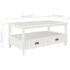 vidaXL Coffee Table White 100x55x45 cm Wood - Image 8