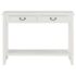 vidaXL Console Table White 110x35x80 cm Wood - Image 4