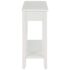 vidaXL Console Table White 110x35x80 cm Wood - Image 6