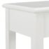 vidaXL Console Table White 110x35x80 cm Wood - Image 7