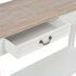 vidaXL Console Table White 110x35x80 cm Wood - Image 8