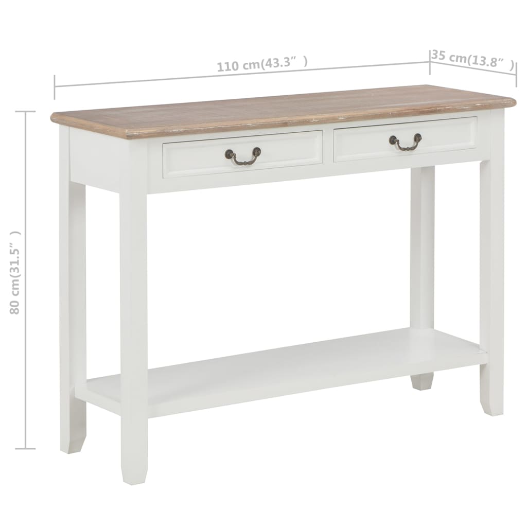 8718475742340_g_en_hd_7 vidaXL Console Table White 110x35x80 cm Wood - Image 9