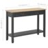 vidaXL Console Table Black 110x35x80 cm Wood - Image 9