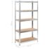 vidaXL Storage Shelves 2 pcs 90x40x180 cm MDF - Image 9