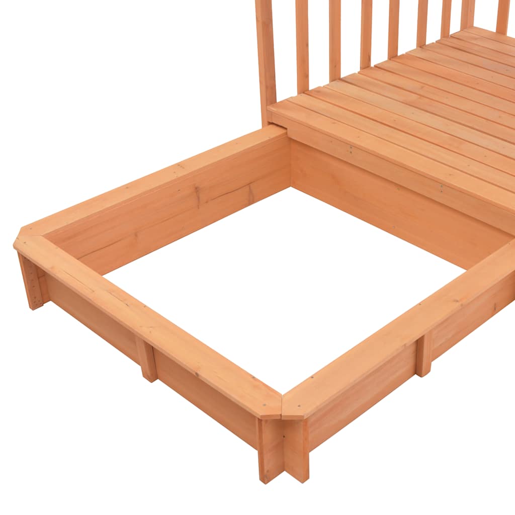8718475742517_g_en_hd_6 vidaXL Kids Playhouse with Sandbox Fir Wood Blue UV50 - Image 8