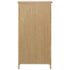 vidaXL Wine Cabinet 56x32x110 cm Solid Oak Wood - Image 5