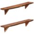 vidaXL Wall Shelves 2 pcs 90x20x18 cm Solid Acacia Wood