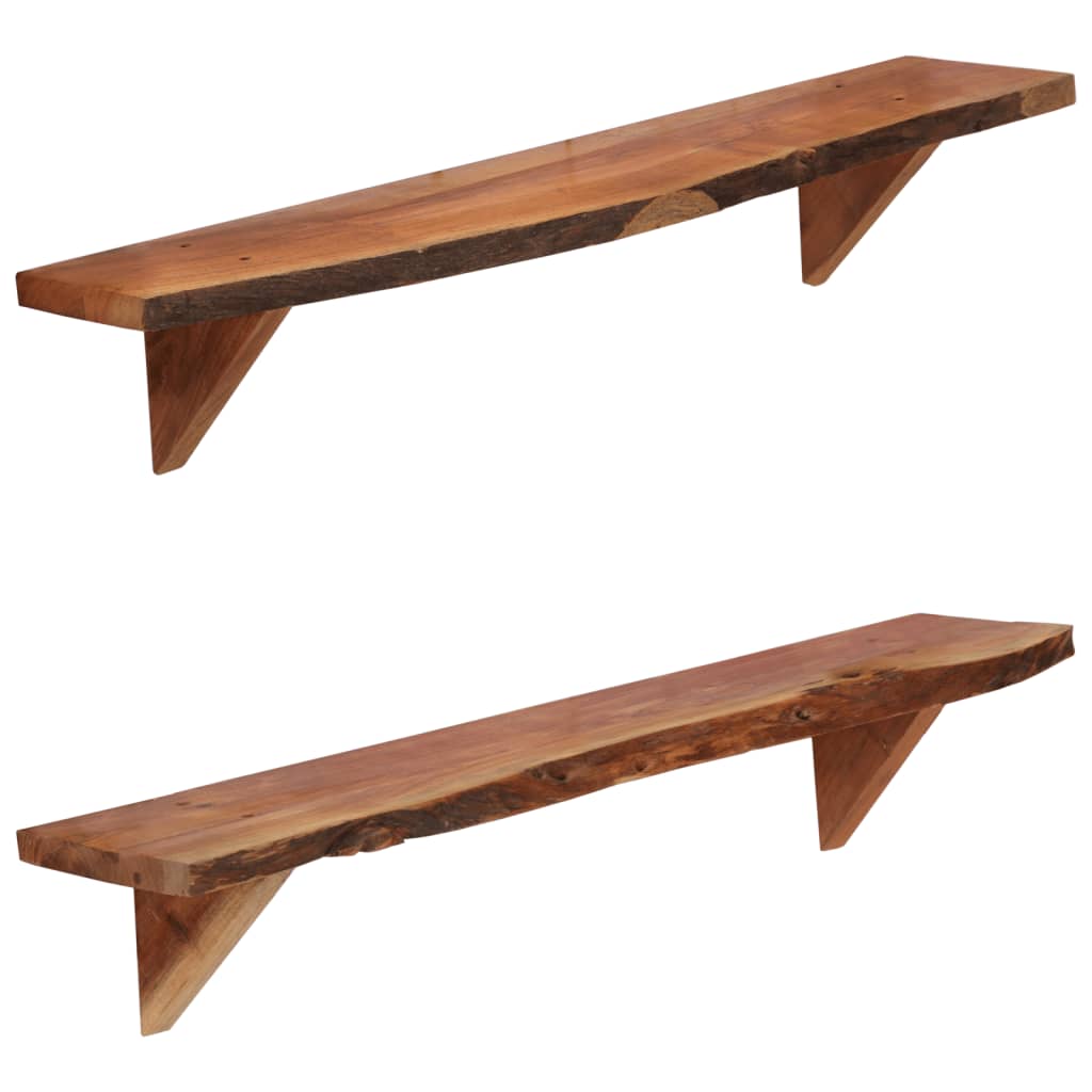 8718475742913_a_en_hd_1 vidaXL Wall Shelves 2 pcs 90x20x18 cm Solid Acacia Wood - Image 1