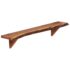 vidaXL Wall Shelves 2 pcs 90x20x18 cm Solid Acacia Wood - Image 4