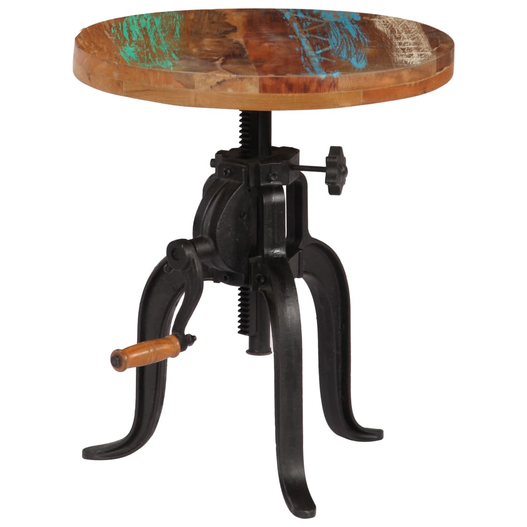 8718475743040_g_en_hd_11 vidaXL Side Table 45x(45-62) cm Solid Reclaimed Wood and Cast Iron - Image 13