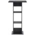 vidaXL Bar Table Black 60x60x110 cm - Image 2