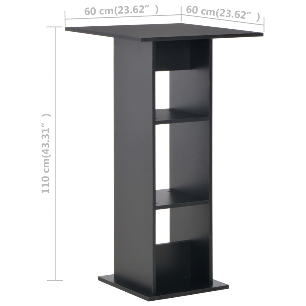 8718475796572_g_en_hd_5 vidaXL Bar Table Black 60x60x110 cm - Image 6