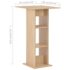 vidaXL Bar Table Oak 60x60x110 cm - Image 6