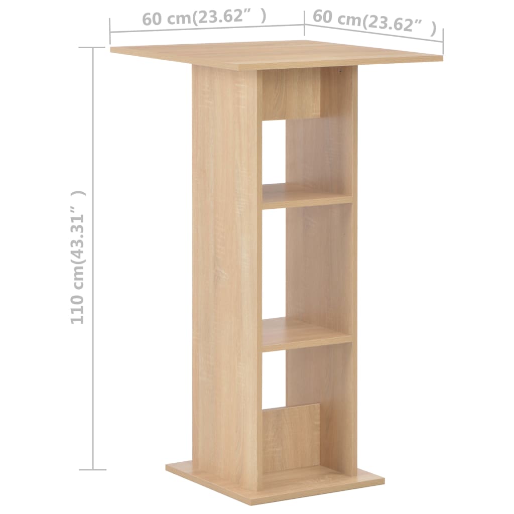 8718475796589_g_en_hd_5 vidaXL Bar Table Oak 60x60x110 cm - Image 6