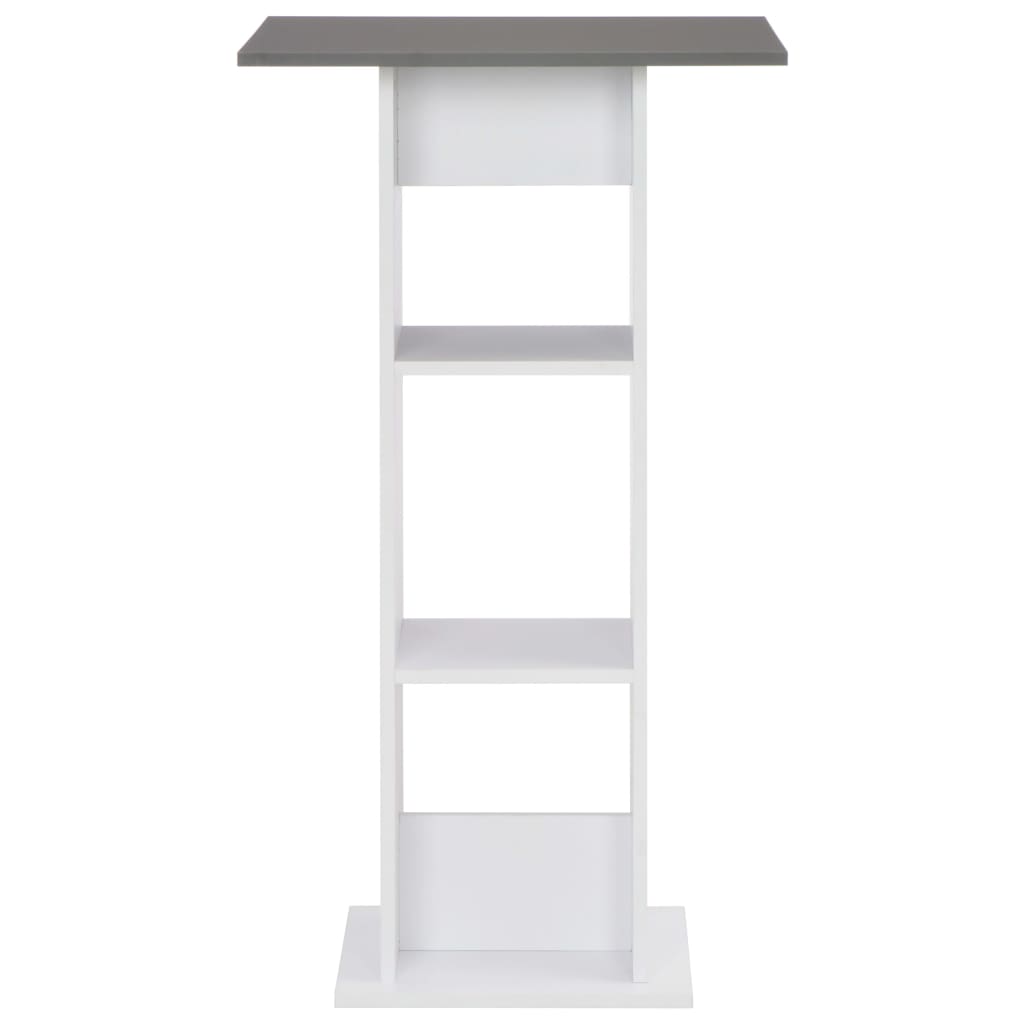 8718475796619_g_en_hd_1 vidaXL Bar Table White and Anthracite Grey 60x60x110 cm - Image 2
