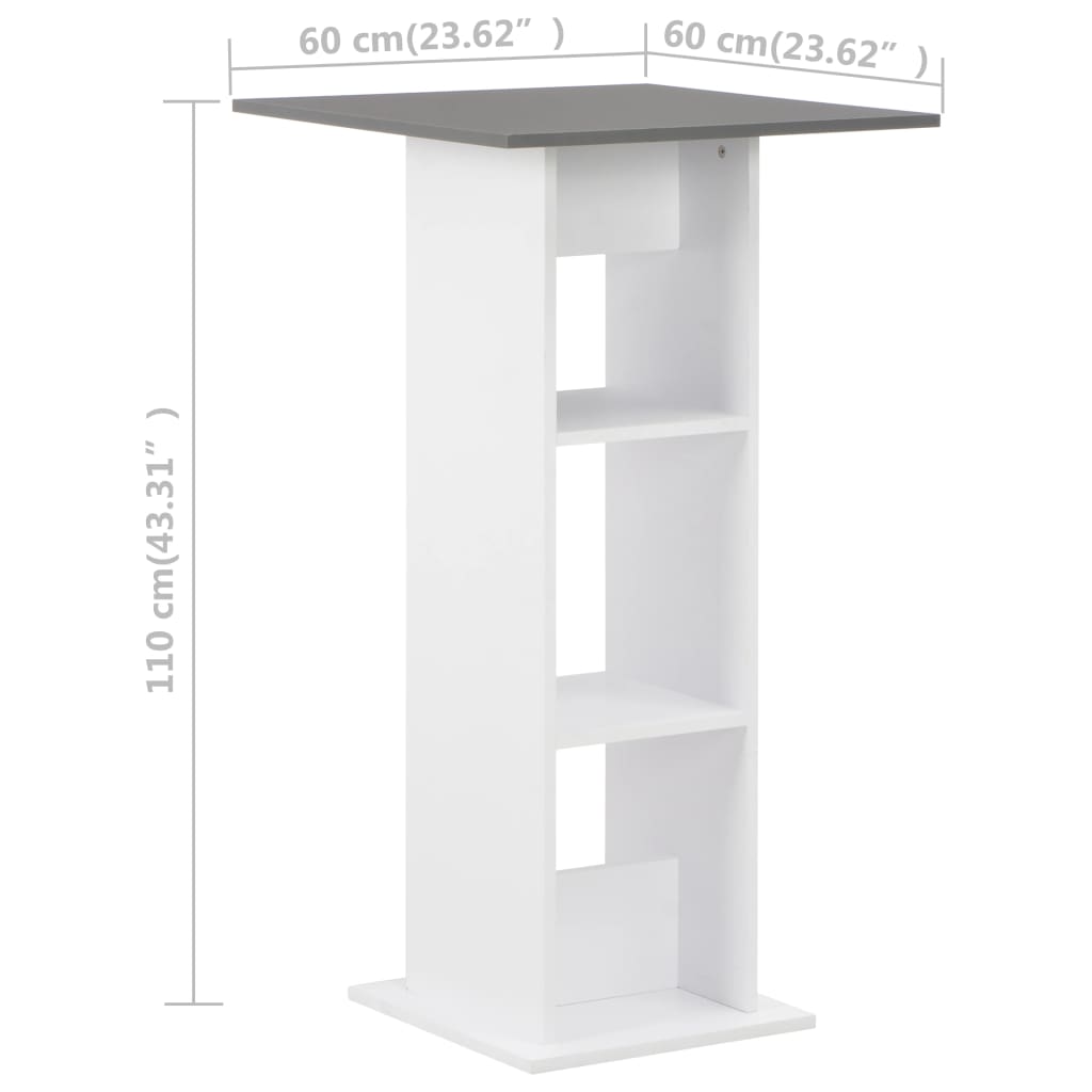 8718475796619_g_en_hd_5 vidaXL Bar Table White and Anthracite Grey 60x60x110 cm - Image 6