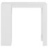 vidaXL Bar Table with Shelf White 110x50x103 cm - Image 2