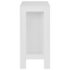 vidaXL Bar Table with Shelf White 110x50x103 cm - Image 4