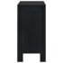 vidaXL Bar Table with Shelf Black 110x50x103 cm - Image 4
