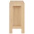 vidaXL Bar Table with Shelf Oak 110x50x103 cm - Image 4