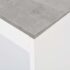 vidaXL Bar Table with Shelf White 110x50x103 cm - Image 5