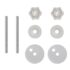 vidaXL Toilet Seats with Soft Close Lids 2 pcs MDF White - Image 8