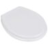vidaXL Toilet Seats with Lids 2 pcs MDF White - Image 2