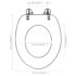 vidaXL Toilet Seats with Lids 2 pcs MDF White - Image 9