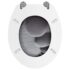 vidaXL Toilet Seats with Lids 2 pcs MDF Stones - Image 5