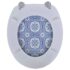 vidaXL Toilet Seats with Lids 2 pcs MDF Porcelain - Image 5