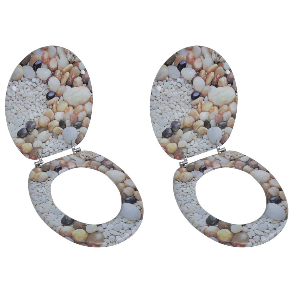 8718475796978_a_en_hd_1 vidaXL Toilet Seats with Lids 2 pcs MDF Pebbles - Image 1