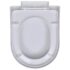 vidaXL Toilet Seats with Soft Close Lids 2 pcs Plastic White - Image 4
