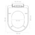 vidaXL Toilet Seats with Soft Close Lids 2 pcs Plastic White - Image 8
