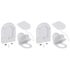 vidaXL Toilet Seats with Soft Close Lids 2 pcs Plastic White