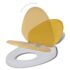vidaXL Toilet Seats with Soft Close Lids 2 pcs Plastic White and Yellow - Image 3