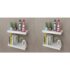 vidaXL Wall Shelves 4 pcs White 40 cm