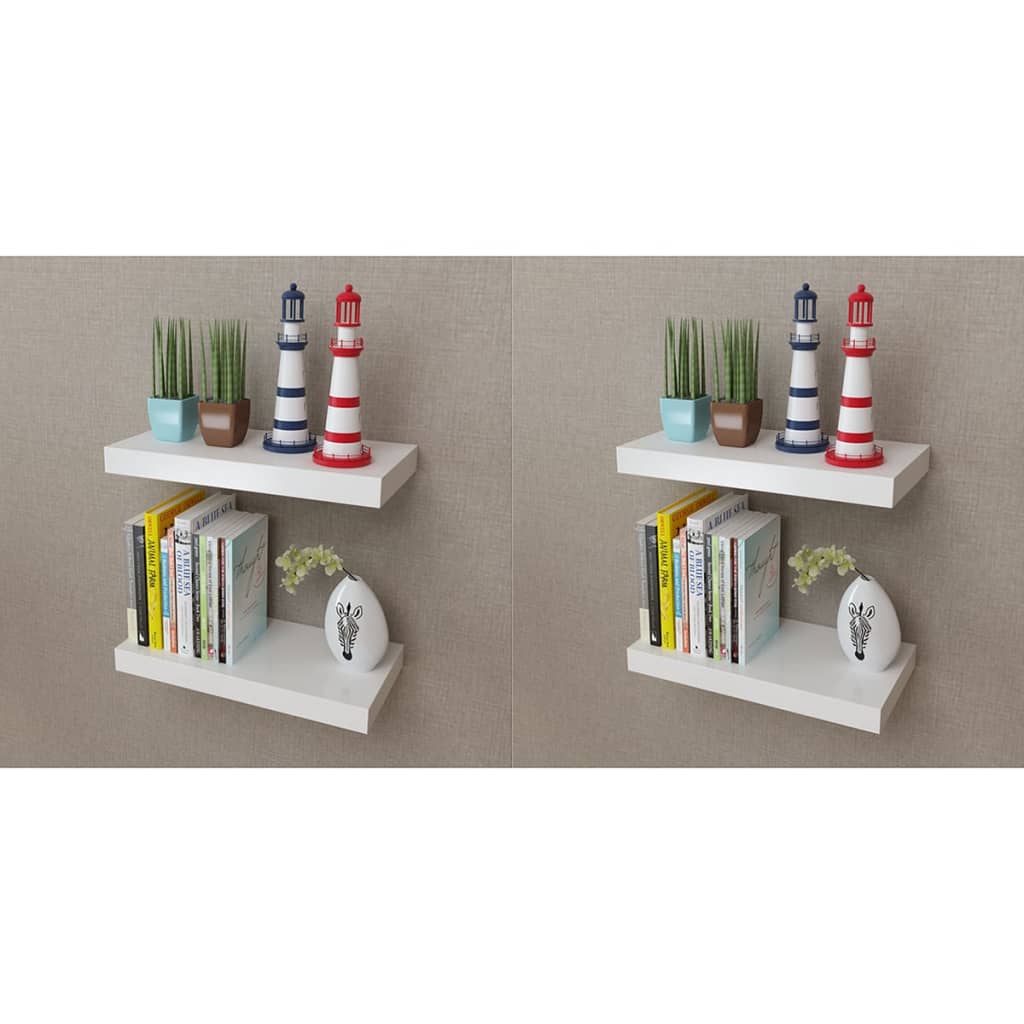 8718475797753_m_en_hd_1 vidaXL Wall Shelves 4 pcs White 40 cm - Image 1