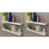 vidaXL Wall Shelves 4 pcs White 80 cm