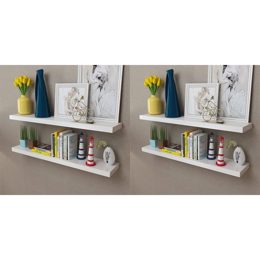 8718475797784_m_en_hd_1 vidaXL Wall Shelves 4 pcs White 100 cm - Image 1